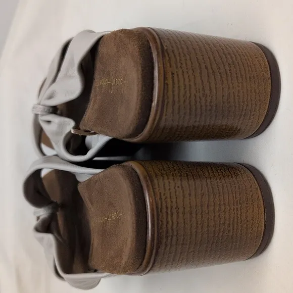 House of Harlow 1960 ivory glamming chunky Y2K sandals Size 9 EUC