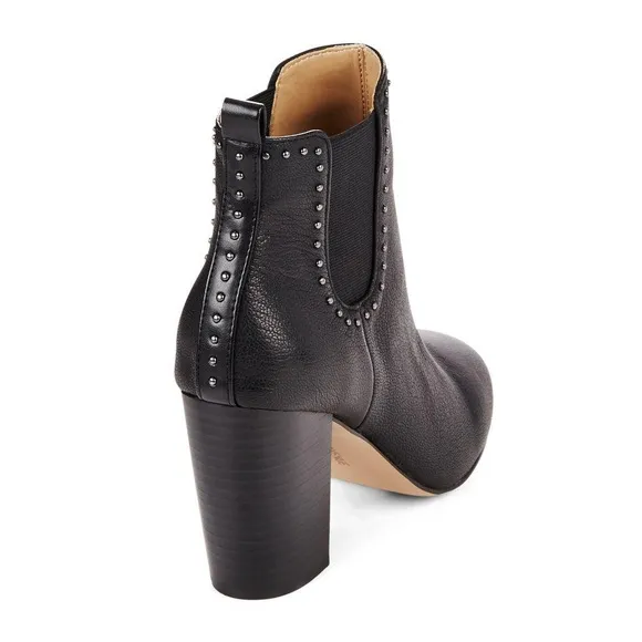 💕HP💕Saks Fifth Avenue black leather studded boots