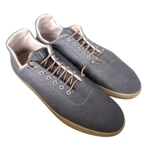 Huckberry Mens 11.5 Urban Wooler Low Top Sneaker Felted Lace Up Shoes Gray EU 45