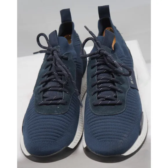 HUGO BOSS TITANIUM RUNN KNSTA $199 Men’s Size 9 NAVY BLUE AUTHENTIC 50470596