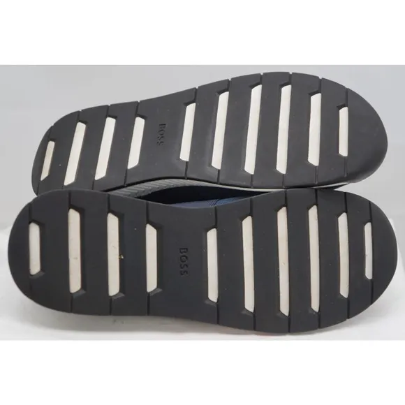 HUGO BOSS TITANIUM RUNN KNSTA $199 Men’s Size 9 NAVY BLUE AUTHENTIC 50470596