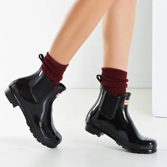 Hunter Original Chelsea Gloss Boots Women’s Size 7 Rain Boots