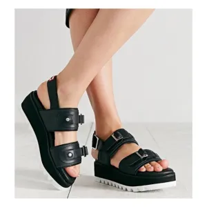 Hunter Originals Leather Mid Chunky Platform 9
