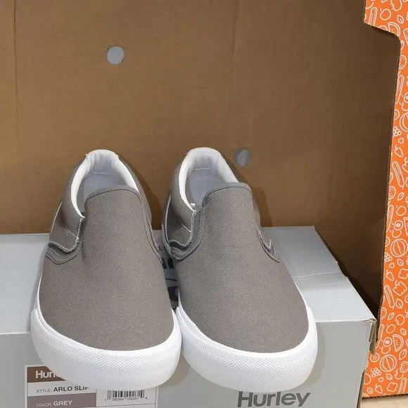 Hurley Men's Arlo Slip on 2‎ Sneaker Grey