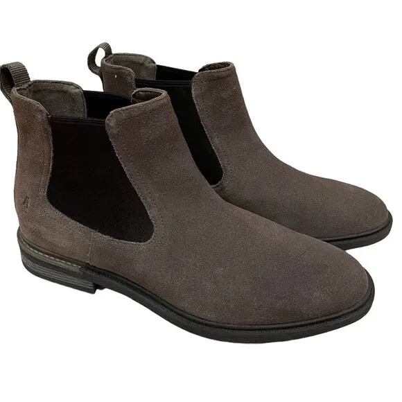 Hush Puppies Davis Chelsea Ankle Boots Mens Size 11 Gray Suede NEW WITHOUT BOX