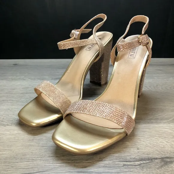 IDIFU Chunky Heel Sandals