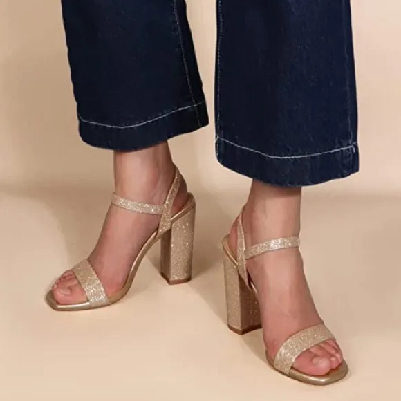 IDIFU Chunky Heel Sandals