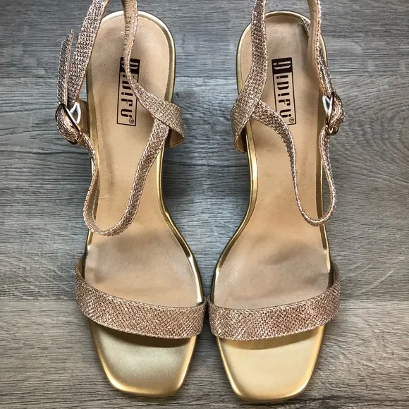 IDIFU Chunky Heel Sandals