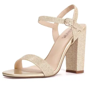 IDIFU Chunky Heel Sandals
