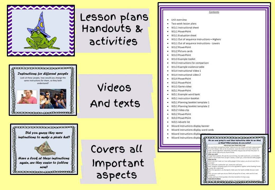 Instruction Writing