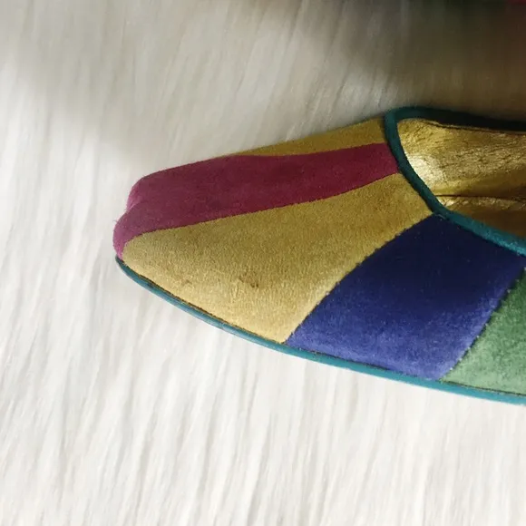 Irregular Choice Multicolor Retro Flats