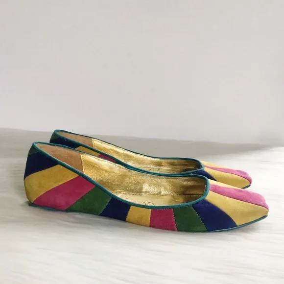 Irregular Choice Multicolor Retro Flats