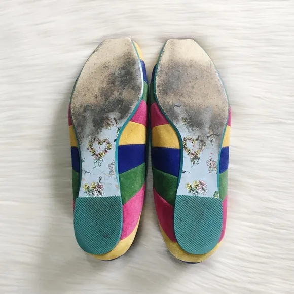 Irregular Choice Multicolor Retro Flats