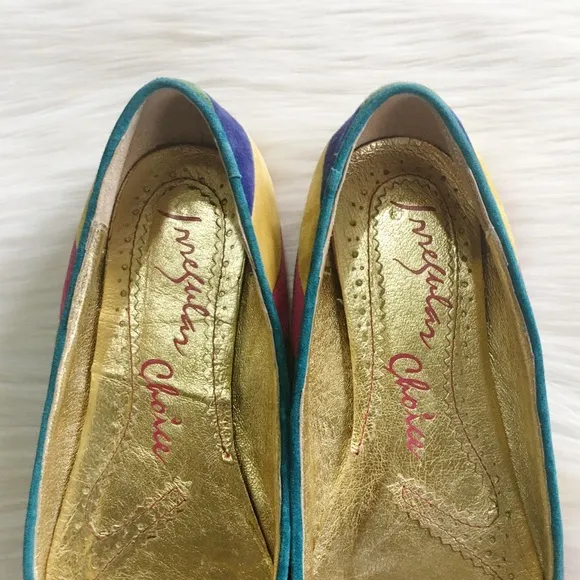 Irregular Choice Multicolor Retro Flats