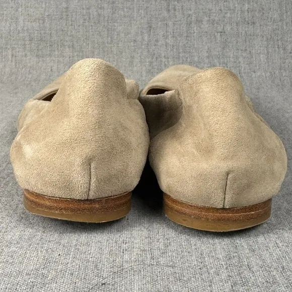 Italeau Mara Taupe Suede Flexlite Ballet Flats Size EU 37.5 / US 7