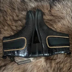 Italian Croc Chelsea Boots