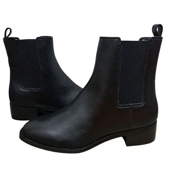 J. Crew Chelsea Boots Gothic Streetwear Size 6 Black