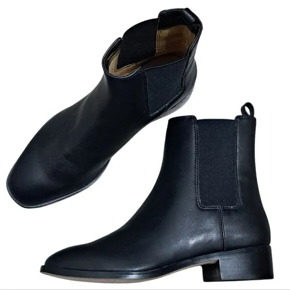 J. Crew Chelsea Boots Gothic Streetwear Size 6 Black