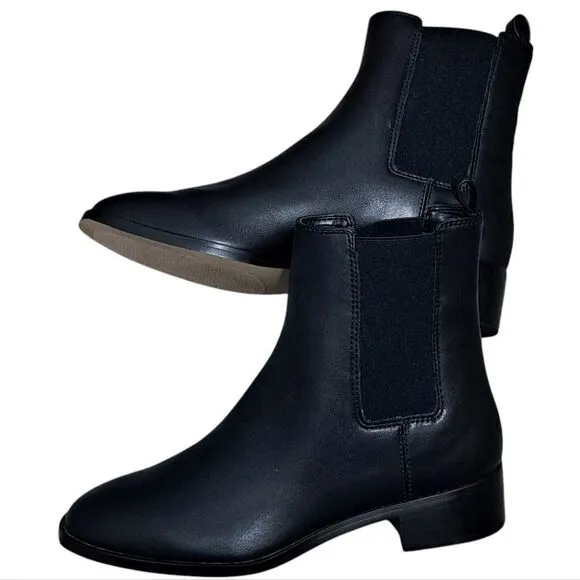 J. Crew Chelsea Boots Gothic Streetwear Size 6 Black