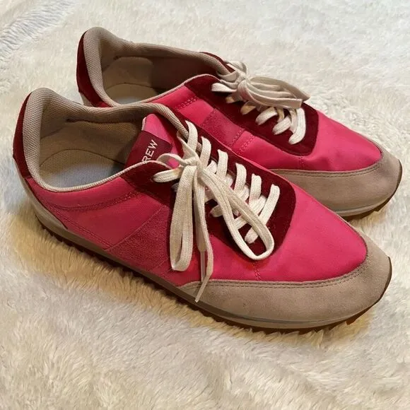 J. Crew Colorblock Trainer Sneakers Women’s 10