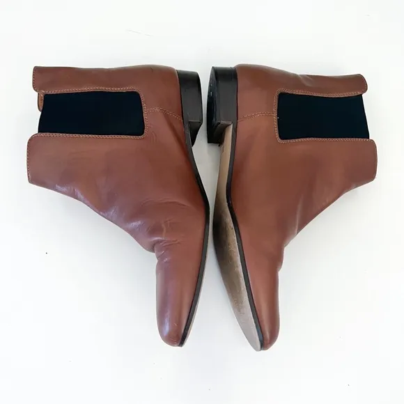J. Crew Leather Chelsea Ankle Boots