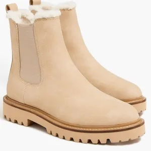 J. Crew Lug-sole Chelsea boots in natural size 7