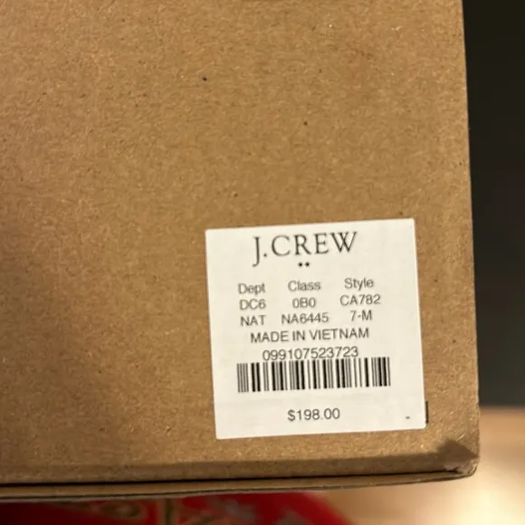 J. Crew Lug-sole Chelsea boots in natural size 7