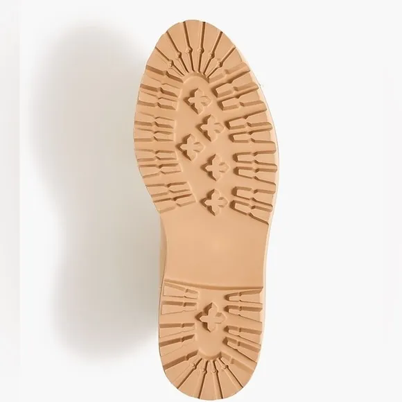 J. Crew Lug-sole Chelsea boots in natural size 7