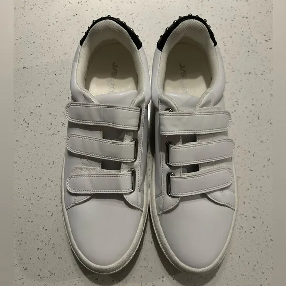 J / Slides GENNIE White Leather