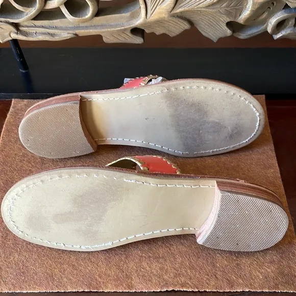 “JACK ROGERS 1960”“NAVAJO” LEATHER SANDALS SIZE 7M EUC 🗣️Marked Down