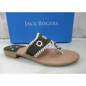 Jack Rogers Jacks Camo Flat Thong Sandals Jack Signature Camo / white Size 7