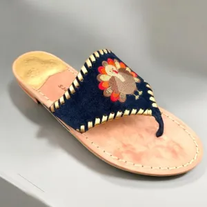 JACK ROGERS LIMITED EDITION THANKSGIVING JACKS THONG SANDALS
