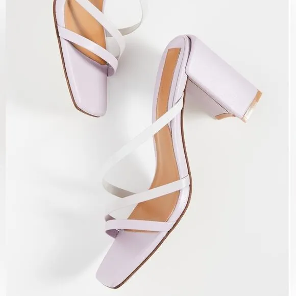 Jaggar the Label Leather Resort Heel in Purple Lilac Ombré Size 9 (40)