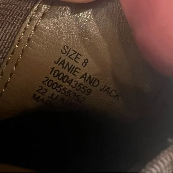 JANIE AND JACK Toddler Chelsea Boots, Brown, 8