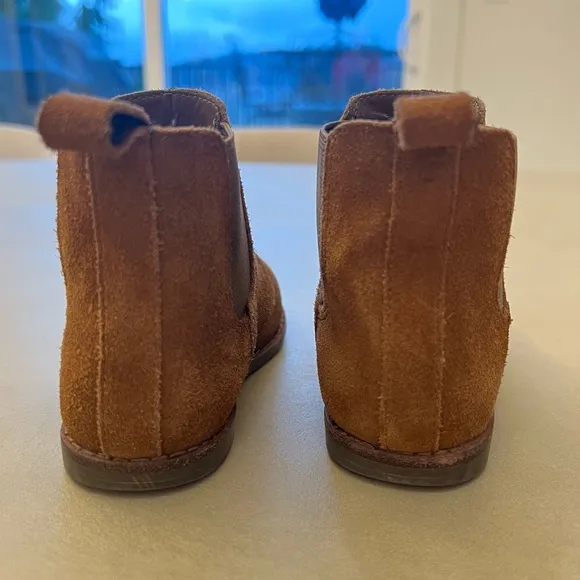 JANIE AND JACK Toddler Chelsea Boots, Brown, 8
