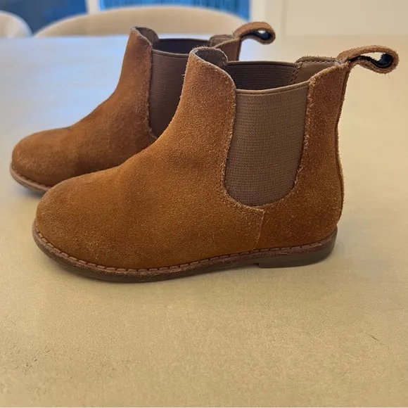 JANIE AND JACK Toddler Chelsea Boots, Brown, 8