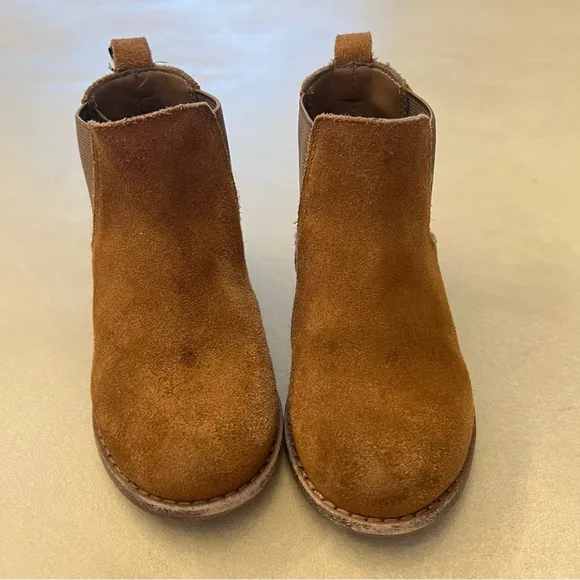 JANIE AND JACK Toddler Chelsea Boots, Brown, 8