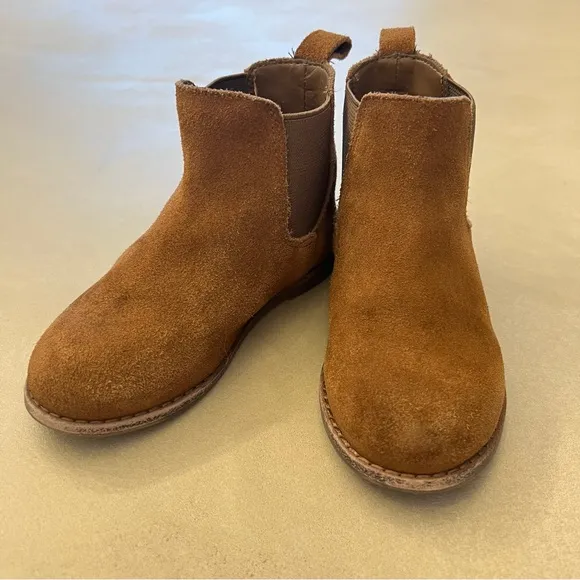JANIE AND JACK Toddler Chelsea Boots, Brown, 8