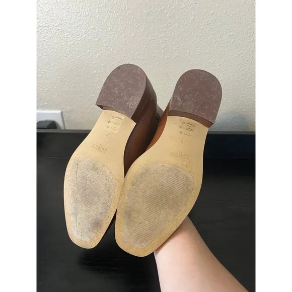 J.Crew Ankle Square Toe Chelsea Boots In Glazed Pecan Size 7