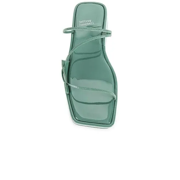 Jeffrey Campbell Atumano Flatform Sandals Dusty Mint Green