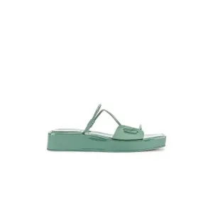 Jeffrey Campbell Atumano Flatform Sandals Dusty Mint Green