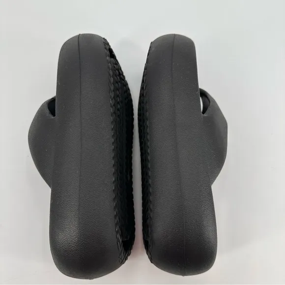 Jeffrey Campbell Chunky Black Platform Sandals Size 8