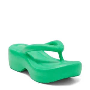 Jeffrey Campbell Sun_Gaze Green Platform Thong chunky Sandals Size 8