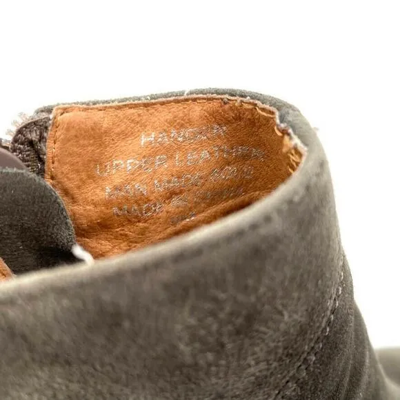 Jeffrey Campbell Womens Ankle Boots Block Heel Booties Gray Green Suede 9