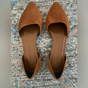 Jenni Kayne D’orsay flats brown suede size 38.5