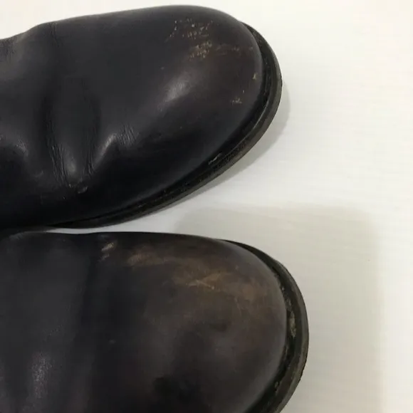 Jil Sander Purple Leather Chelsea Boots Style Women's Size 40.5