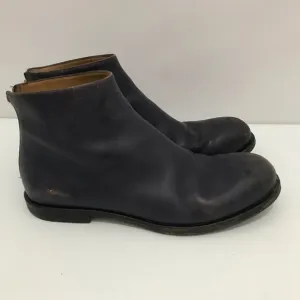 Jil Sander Purple Leather Chelsea Boots Style Women's Size 40.5