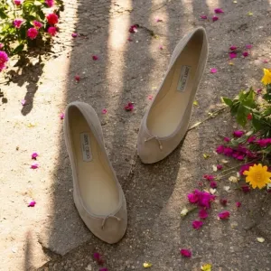 Jimmy Choo Jennie Suede Ballet Flats Size 38.5 $525