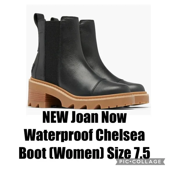 Joan Now Waterproof Chelsea Boot - Black 7.5