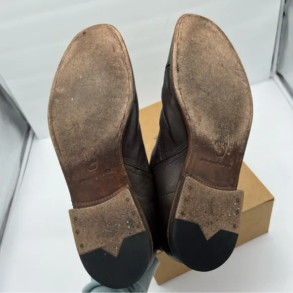 John Varvatos Side Zip Leather Boots